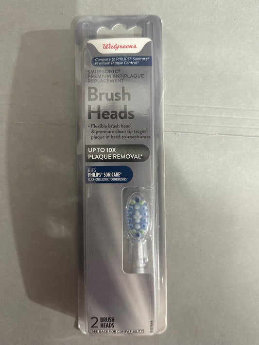 Walgreens Brush Heads for Philips Sonicare 2ct