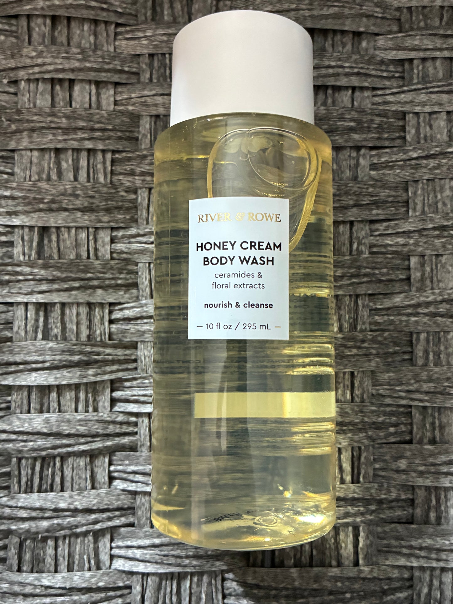 RIVER & ROWE HONEY CREAM BODY WASH CERAMIDES & FLORAL EXTRACTS 10 FL OZ NOURISHING