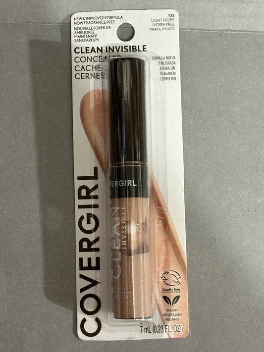 Covergirl Clean Invisible Concealer Shade 103 Light Ivory