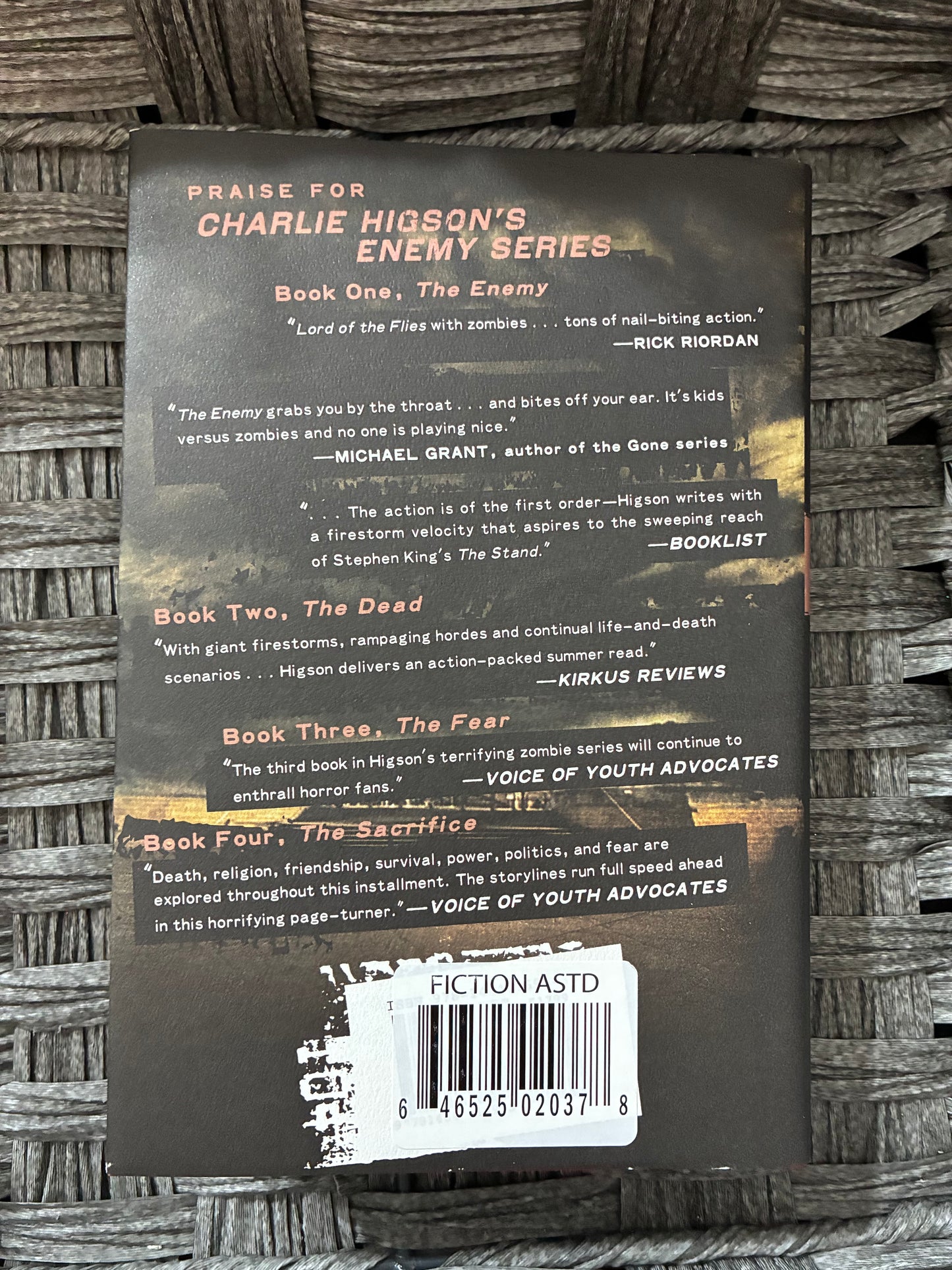 THE END (THE ENEMY - BOOK 7) CHARLIE HIGSON HARDCOVER FIRST EDITION 2016