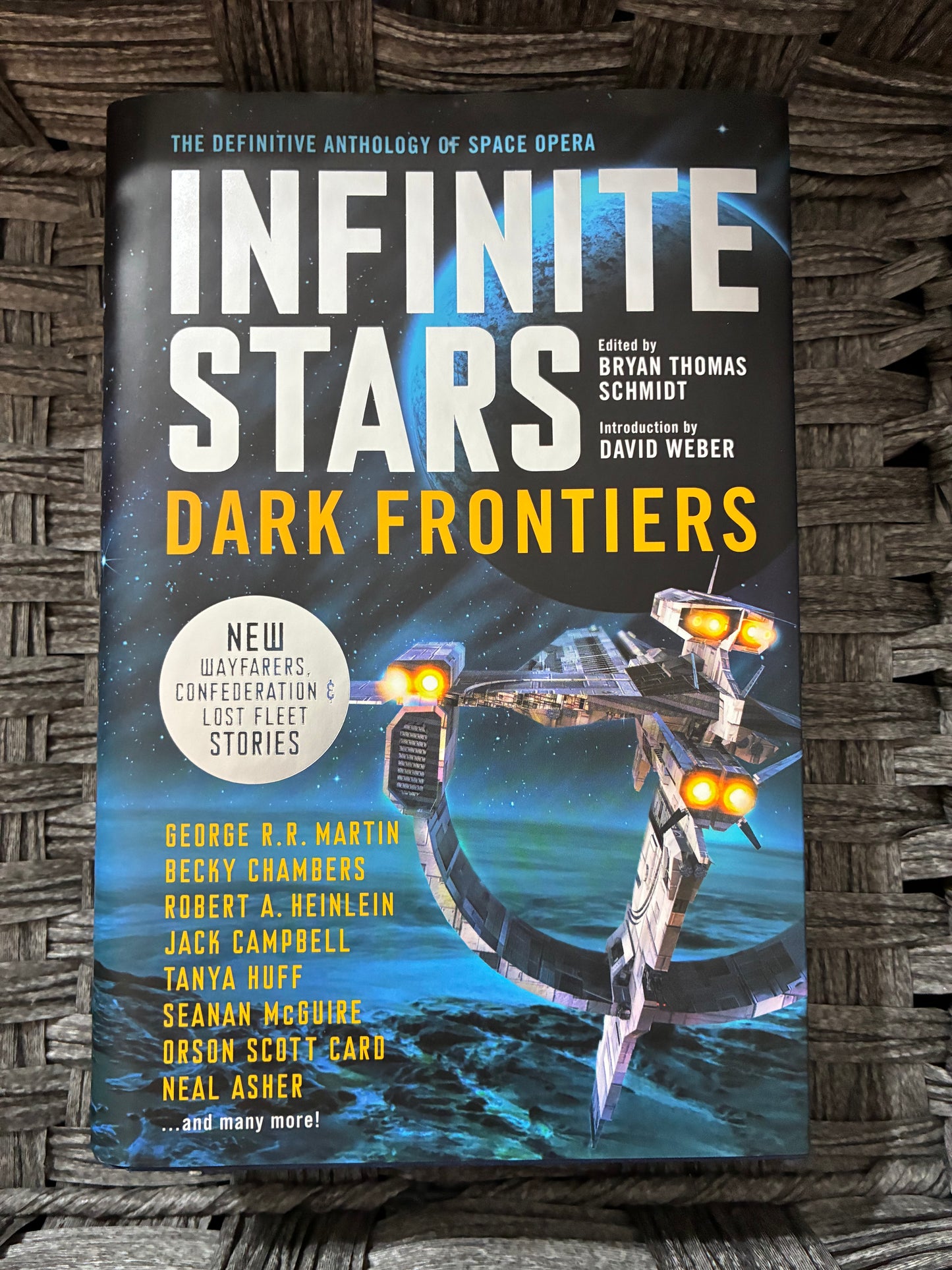INFINITE STARS: DARK FRONTIERS HARDCOVER BRYAN THOMAS SCHMIDT FIRST EDITION 2019