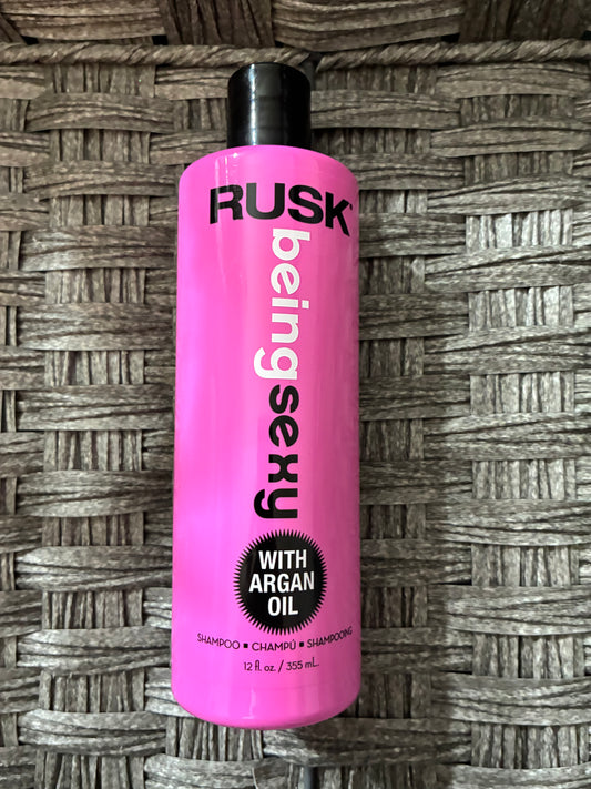 RUSK BEING SEXY SHAMPOO WITH ARGAN OIL 12 FL OZ