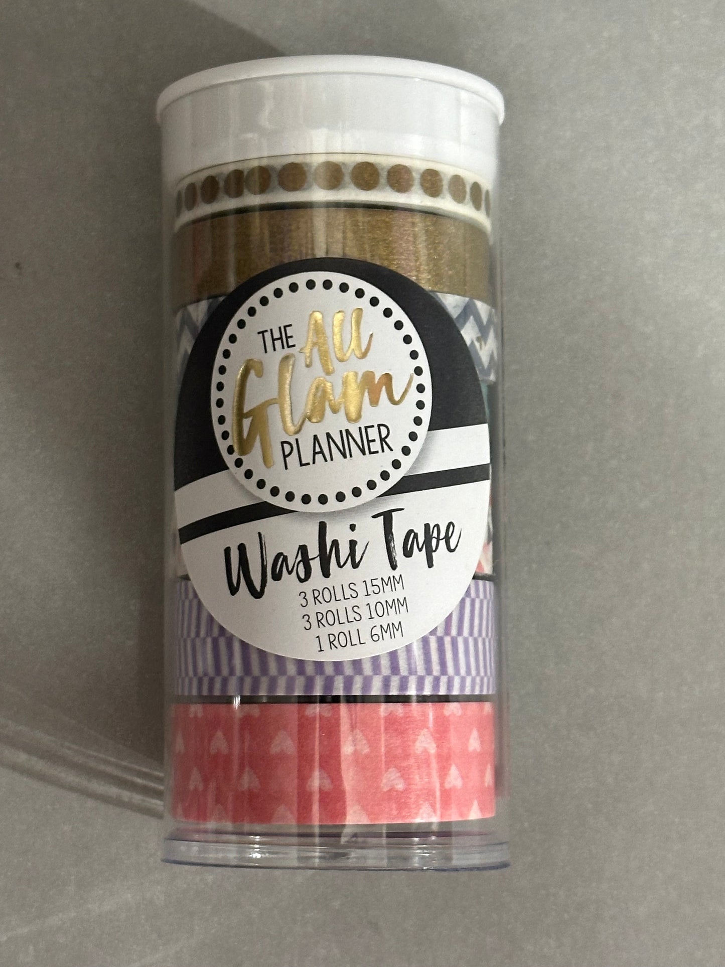 The All Glam Planner Washi Tape 7 Rolls