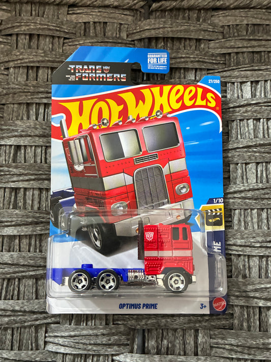 MATTEL HOT WHEELS SCREEN TIME OPTIMUS PRIME 1/10 27/250