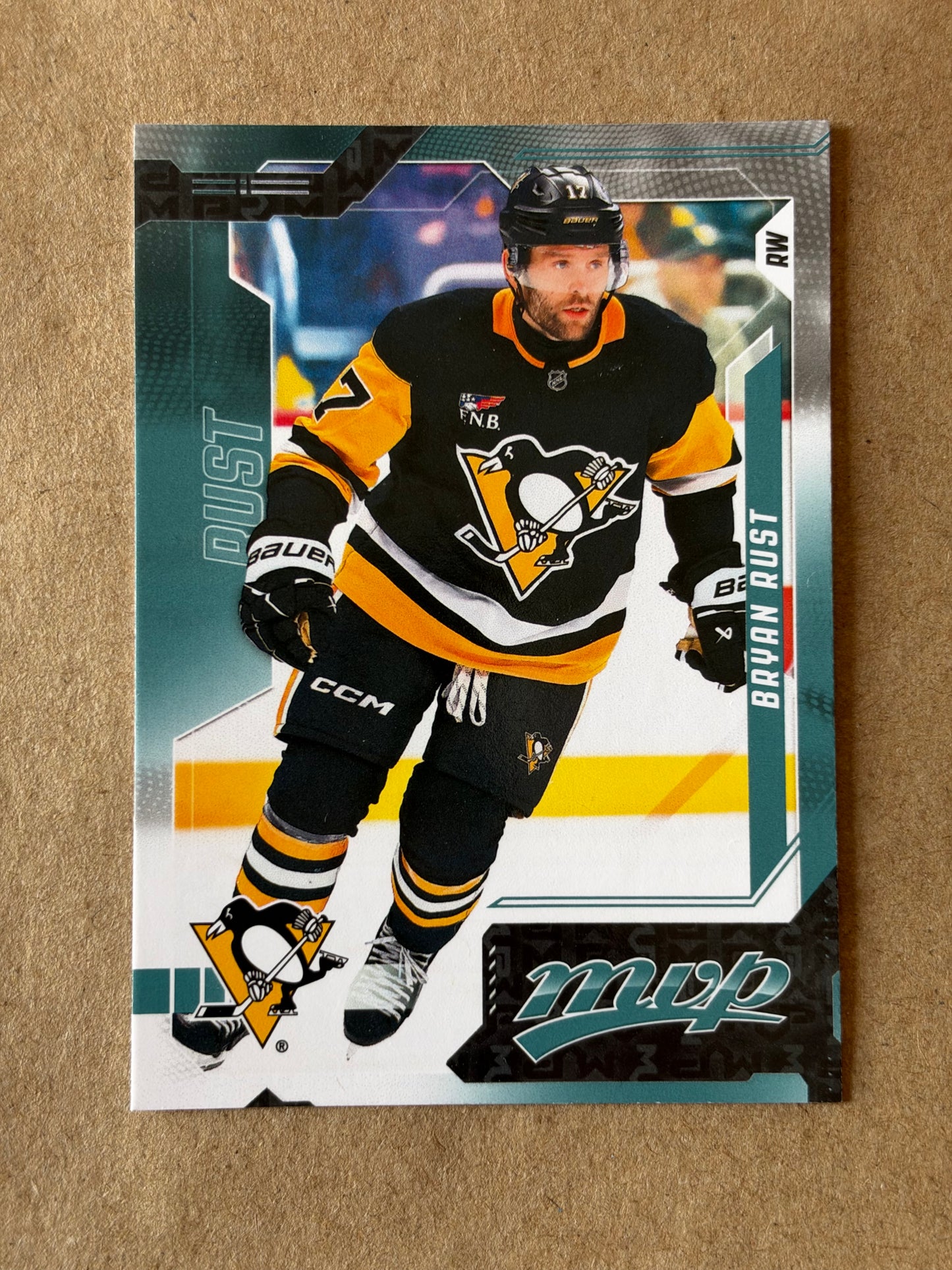 2026-27 MVP HOCKEY UPPER DECK - BRYAN RUST #191 (PITTSBURGH PENGUINS)