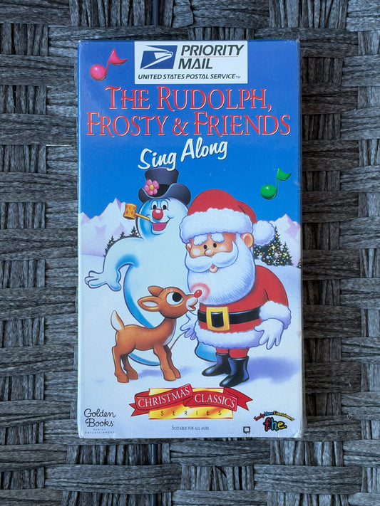 THE RUDOLPH, FROSTY & FRIENDS SING ALONG (VHS, 1996) VINTAGE USPS SPECIAL SEALED