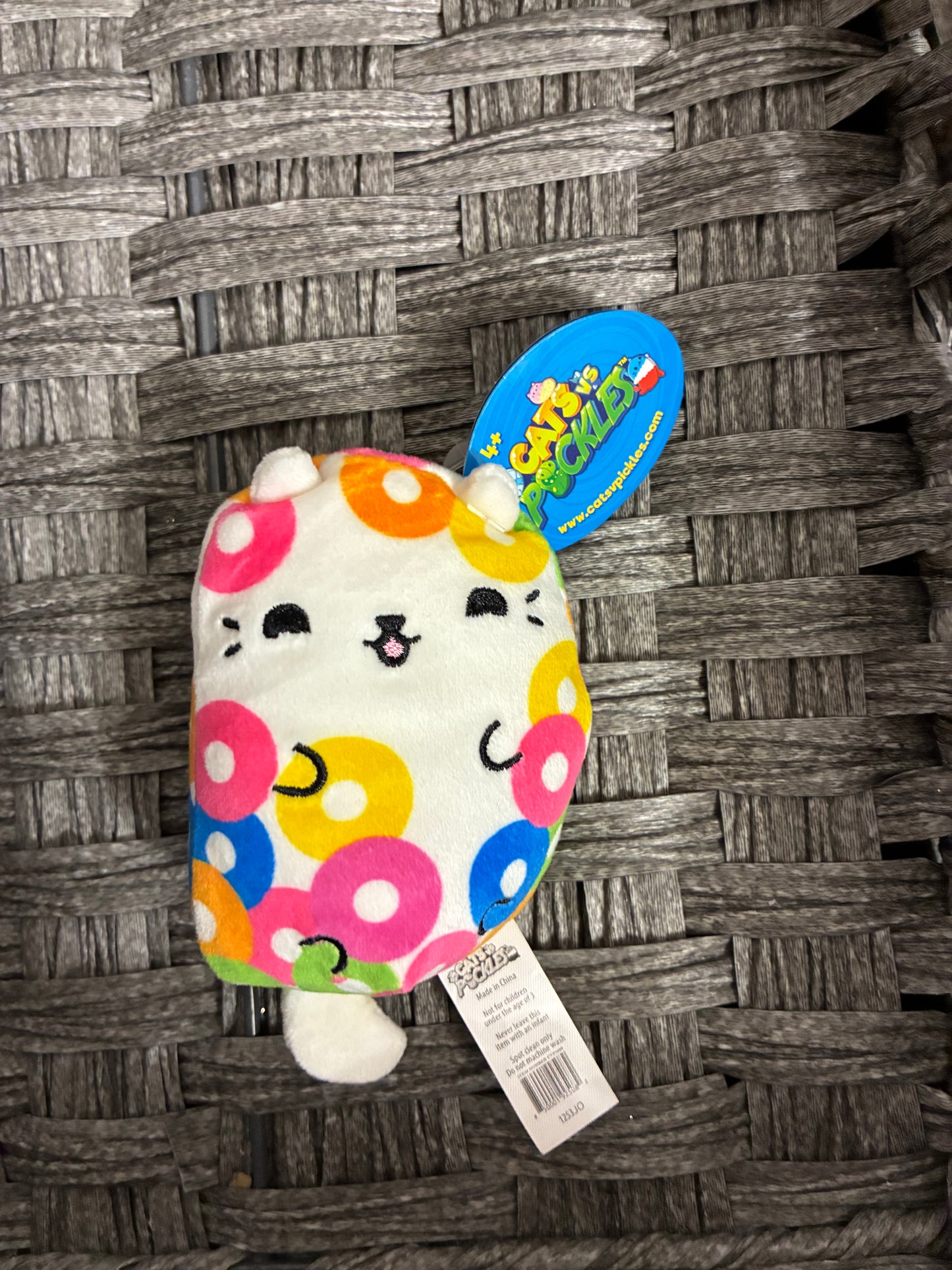 CATS VS PICKLES LOOPY CAT BEANBAG PLUSH