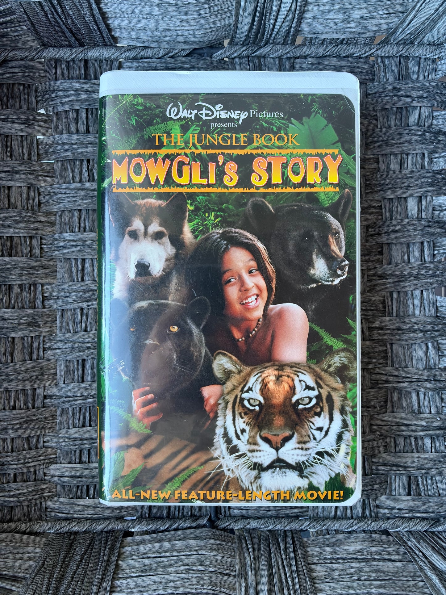 DISNEY THE JUNGLE BOOK MOWGLI'S STORY (VHS, 1998) VINTAGE PRE OWNED