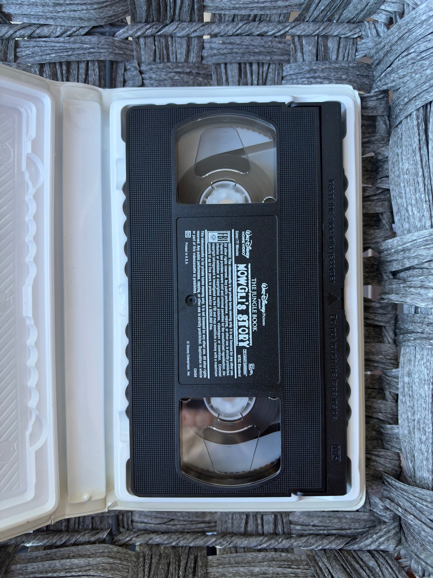 DISNEY THE JUNGLE BOOK MOWGLI'S STORY (VHS, 1998) VINTAGE PRE OWNED