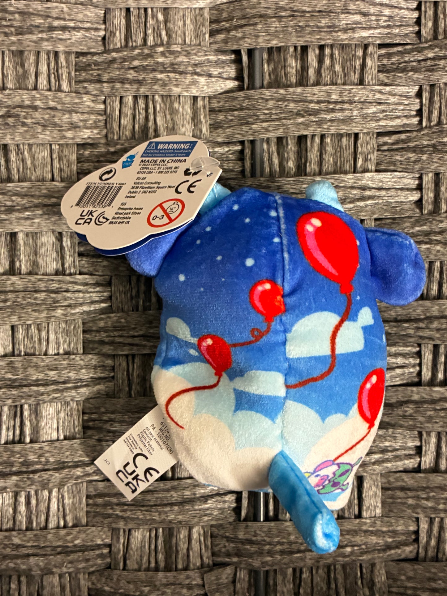 COWS VS ALIENS MOO BALLOON COW BEANBAG PLUSH