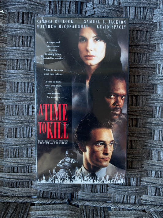 A TIME TO KILL (VHS, 1996) SANDRA BULLOCK, SAMUEL L. JACKSON, KEVIN SPACEY NEW