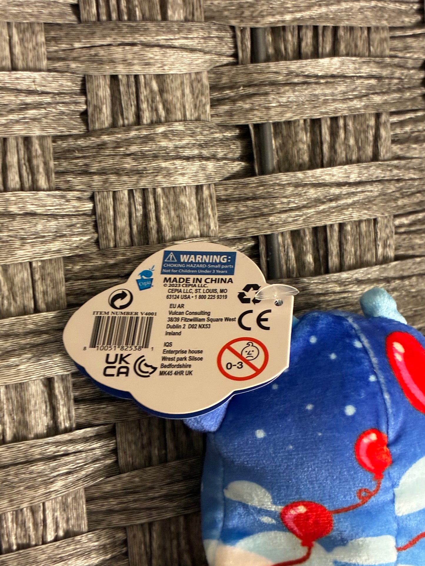 COWS VS ALIENS MOO BALLOON COW BEANBAG PLUSH