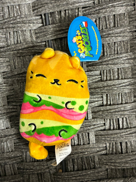 CATS VS PICKLES DAGWOOD CAT BEANBAG PLUSH