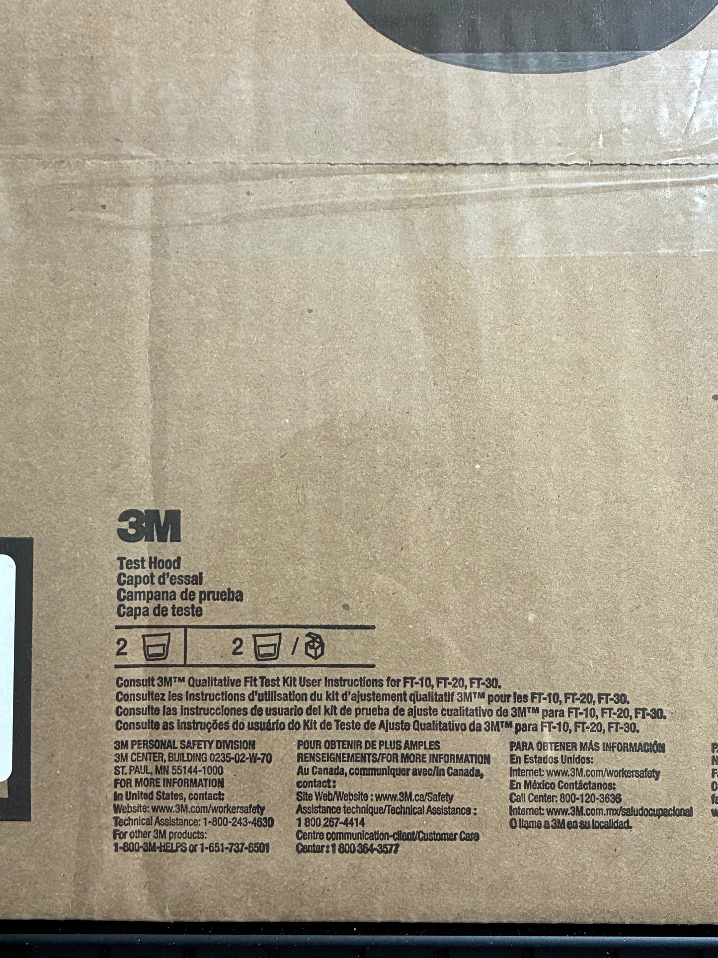 3M FT-14 REPLACEMENT HOOD FIT TEST KIT 2 PACK