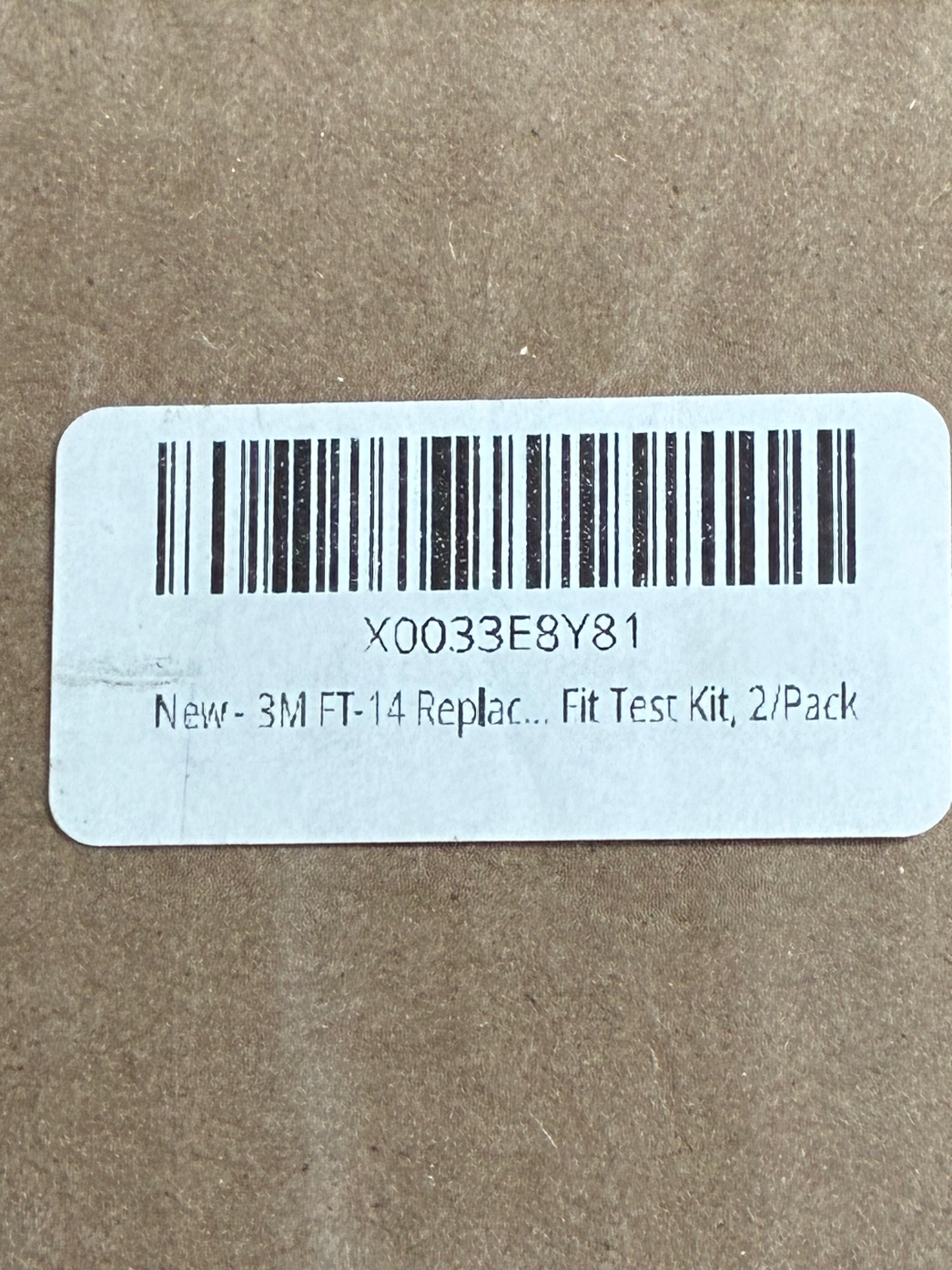 3M FT-14 REPLACEMENT HOOD FIT TEST KIT 2 PACK