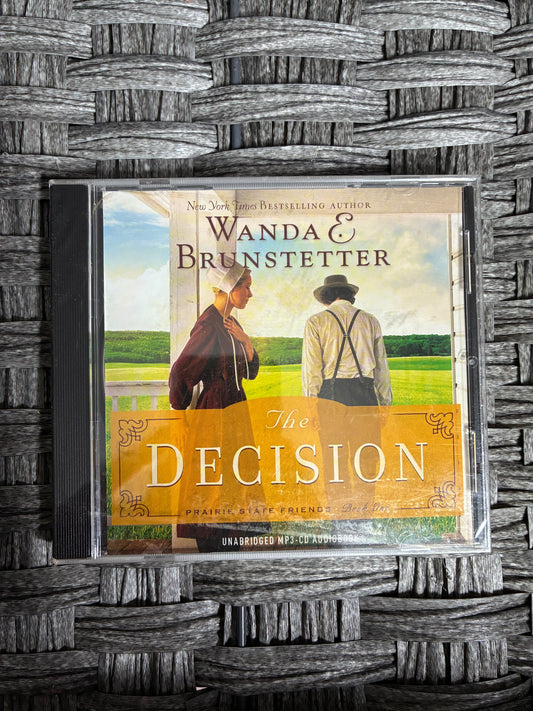 PRAIRIE STATE FRIENDS BOOK ONE THE DECISION AUDIOBOOK CD WANDA E BRUNSTETTER - SEALED