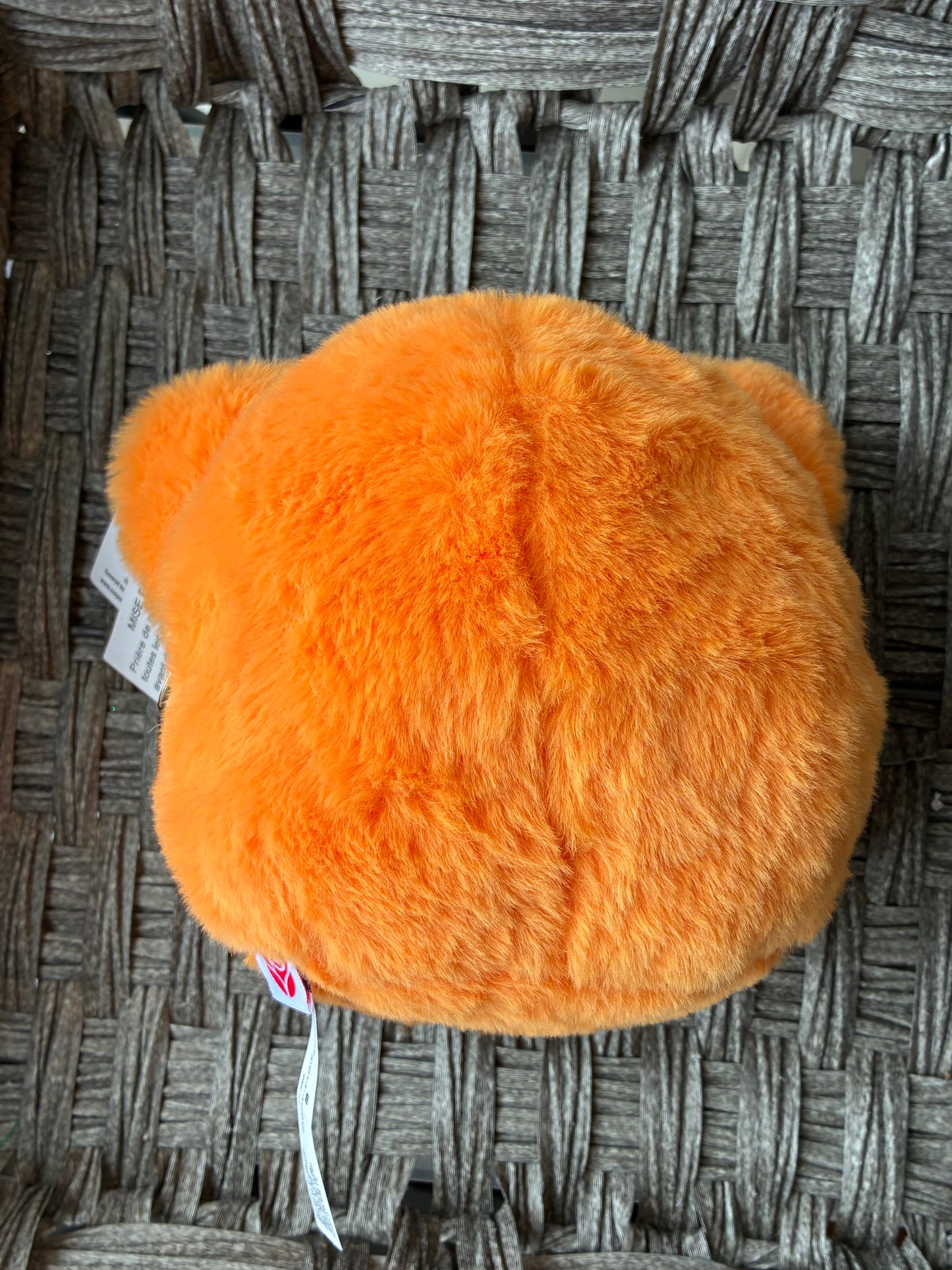 AMERICAN GREETINGS SOFT PLUSH ORANGE AND BROWN BABY FOX WITH ZIPPER POUCH GIFT