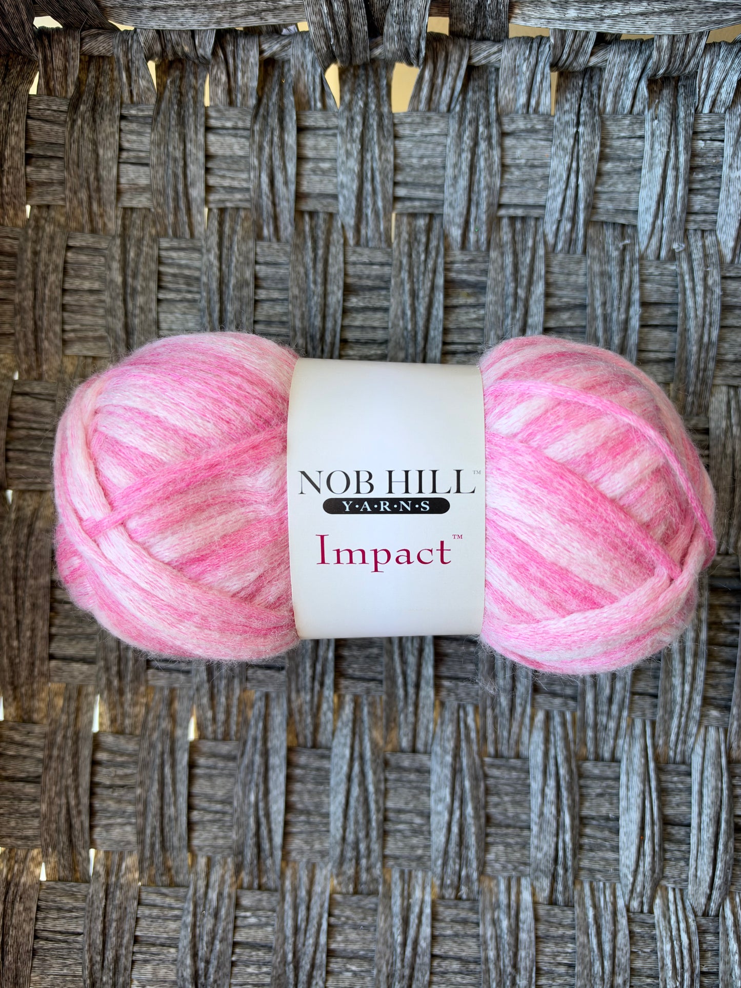 LOT OF 4X SKEINS NOB HILL IMPACT YARNS (PINK SALT) MEDIUM 4 106 YD 72% ACRYLIC
