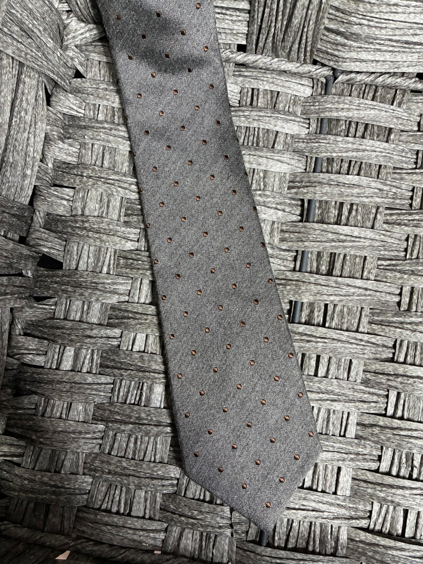 ALLEN YOUNG MENS NECKTIE 100% COTTON - PRE OWNED