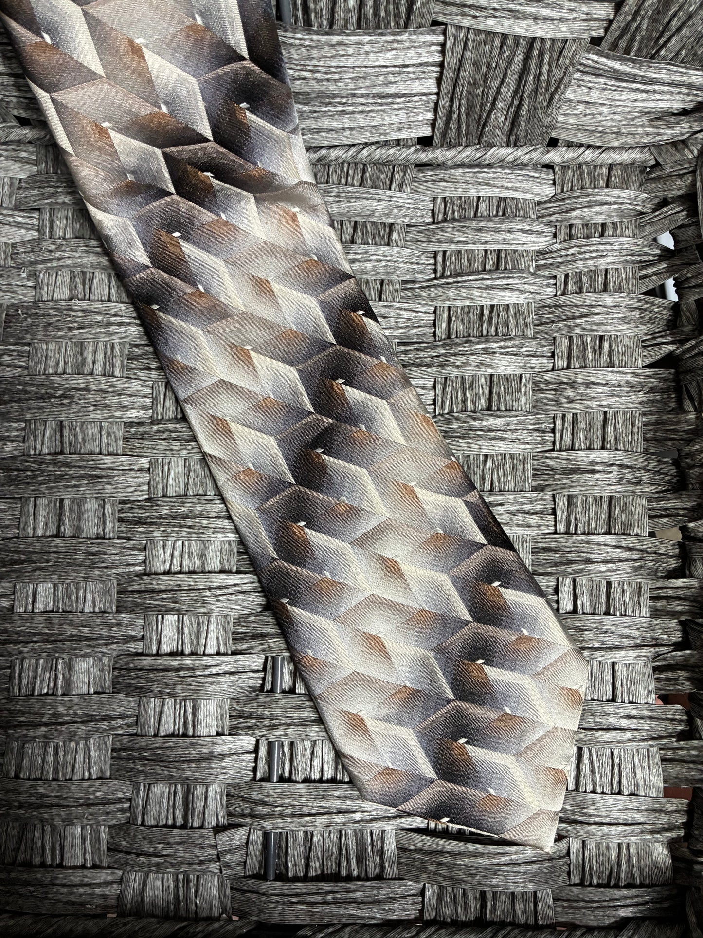 STAFFORD PERFORMANCE MENS NECKTIE 100% SILK - PRE OWNED