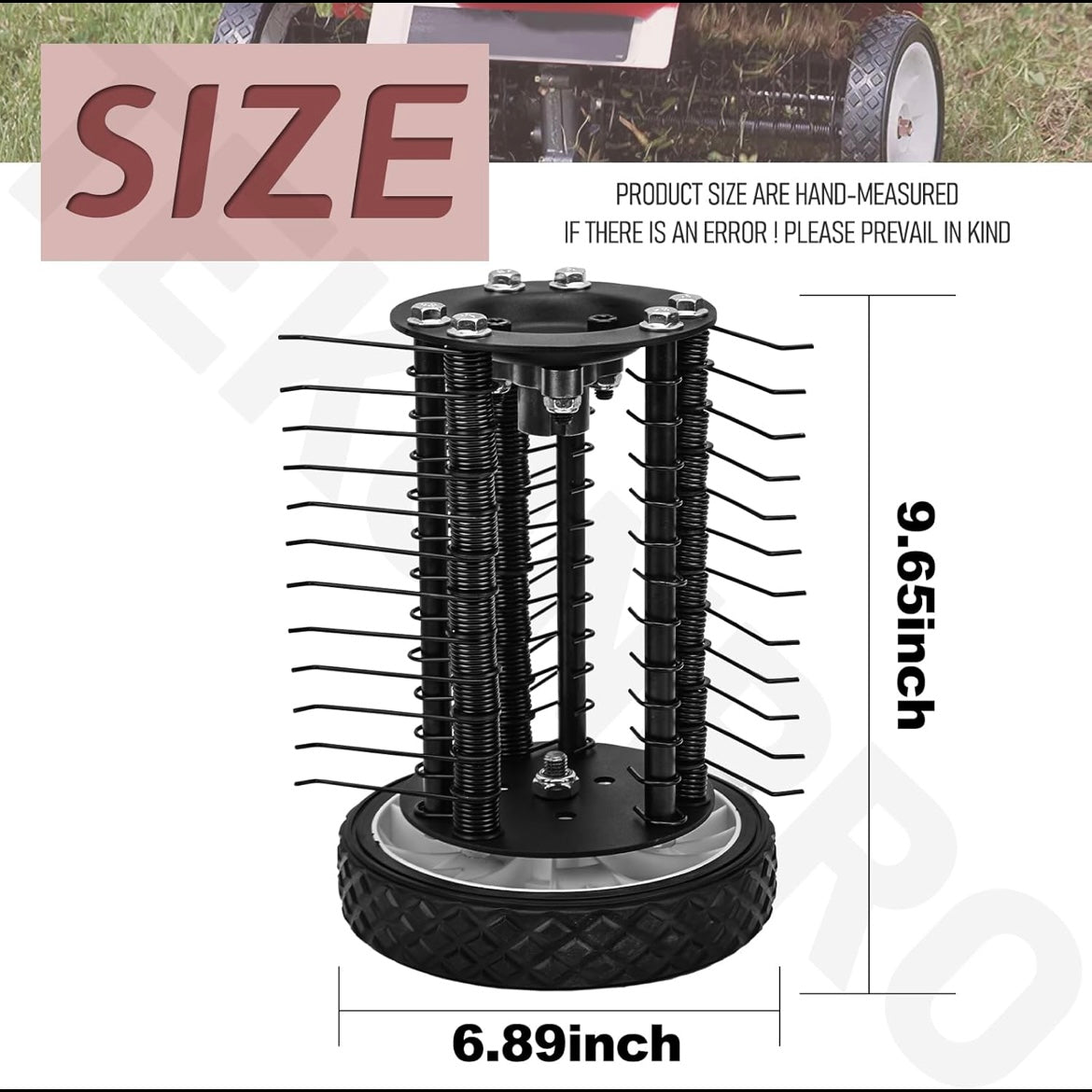 DK43 DETHATCHER ATTACHMENT KIT COMPATIBLE WITH EARTHQUAKE CULTIVATORS - OPEN BOX