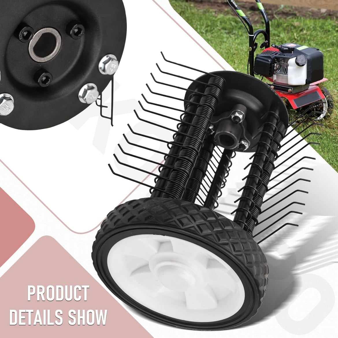DK43 DETHATCHER ATTACHMENT KIT COMPATIBLE WITH EARTHQUAKE CULTIVATORS - OPEN BOX