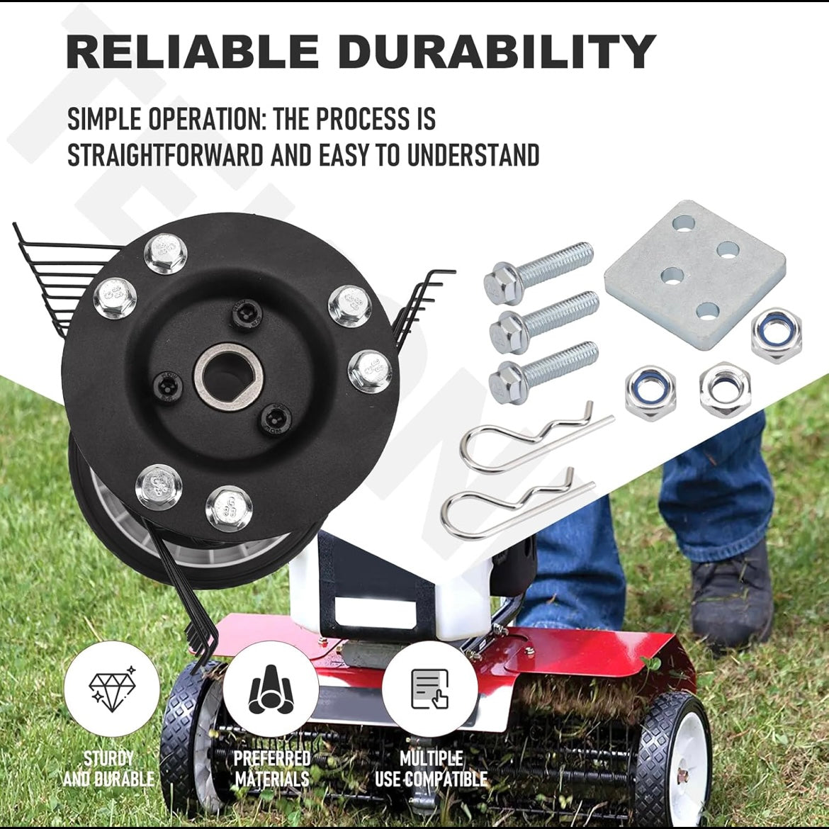 DK43 DETHATCHER ATTACHMENT KIT COMPATIBLE WITH EARTHQUAKE CULTIVATORS - OPEN BOX