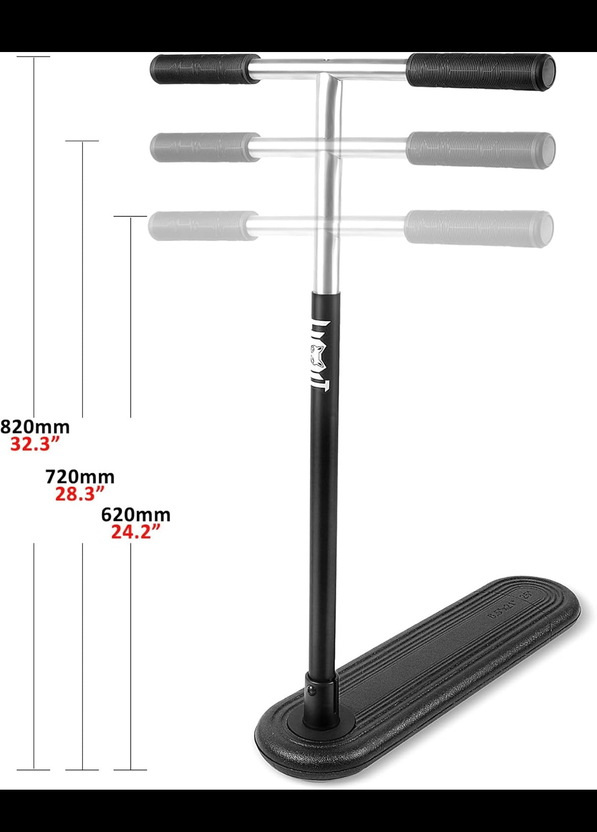 LIMIT LMT J01 PRO TRAMPOLINE SCOOTER ADJUSTABLE HANDLEBAR HEIGHT FOR ADULTS KIDS