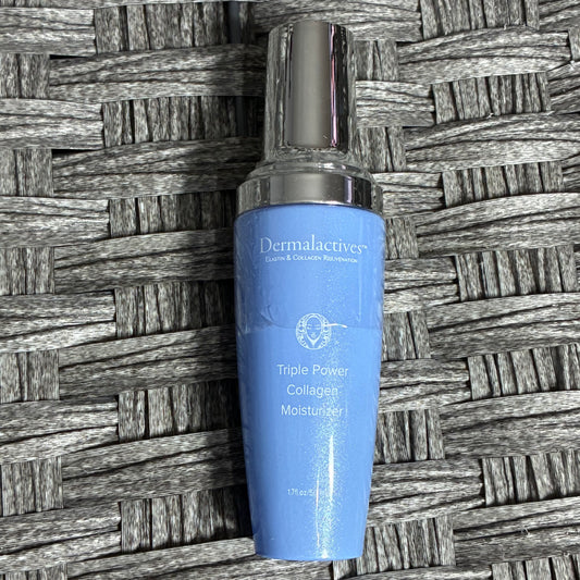 DERMALACTIVES TRIPLE POWER COLLAGEN MOISTURIZER 50ML 1.7 FL OZ BOTTLE SEALED