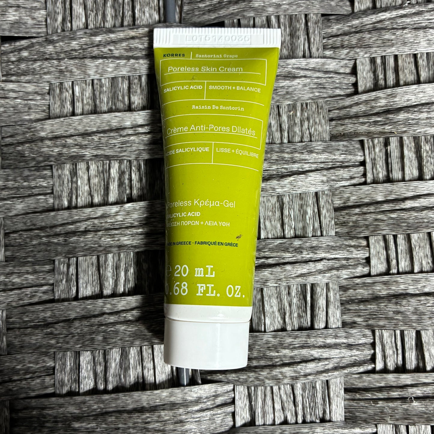 KORRES PORELESS SKIN CREAM 0.68 FL OZ