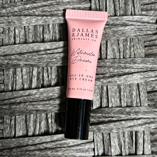 DALLAS & JAMES SKINCARE CO WATERMELON DREAM ALL IN ONE EYE CREAM 0.14 OZ