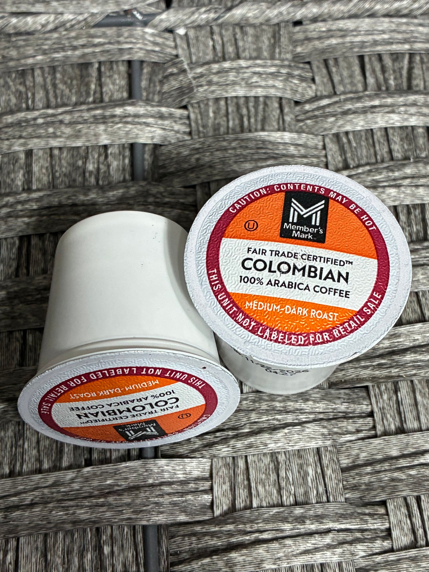 MEMBERS MARK COLOMBIAN MEDIUM DARK ROAST COFFE PODS 2CT