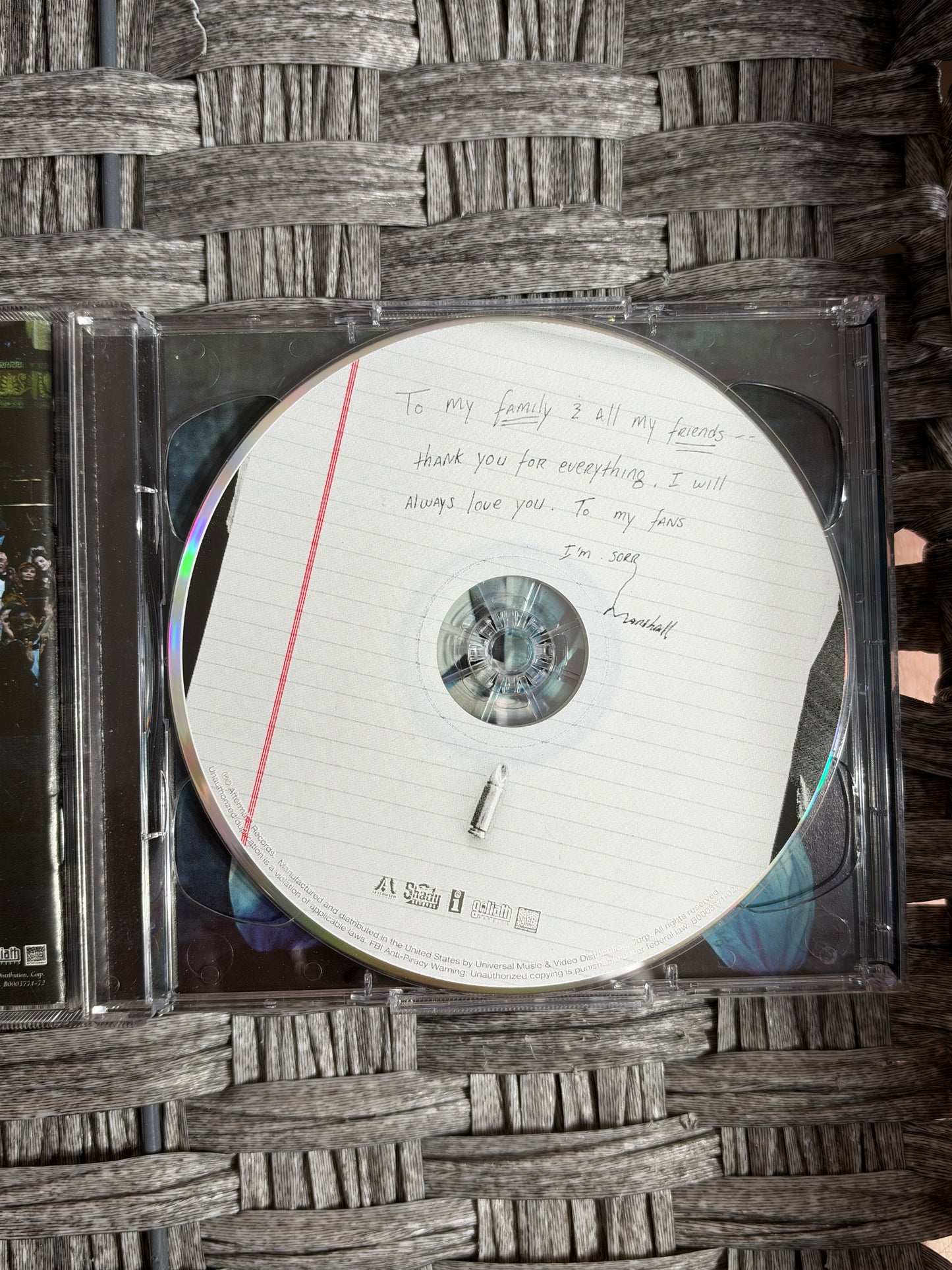 ENCORE - EMINEM (2 DISC, CD, 2004) PRE OWNED - ACCEPTABLE CONDITION