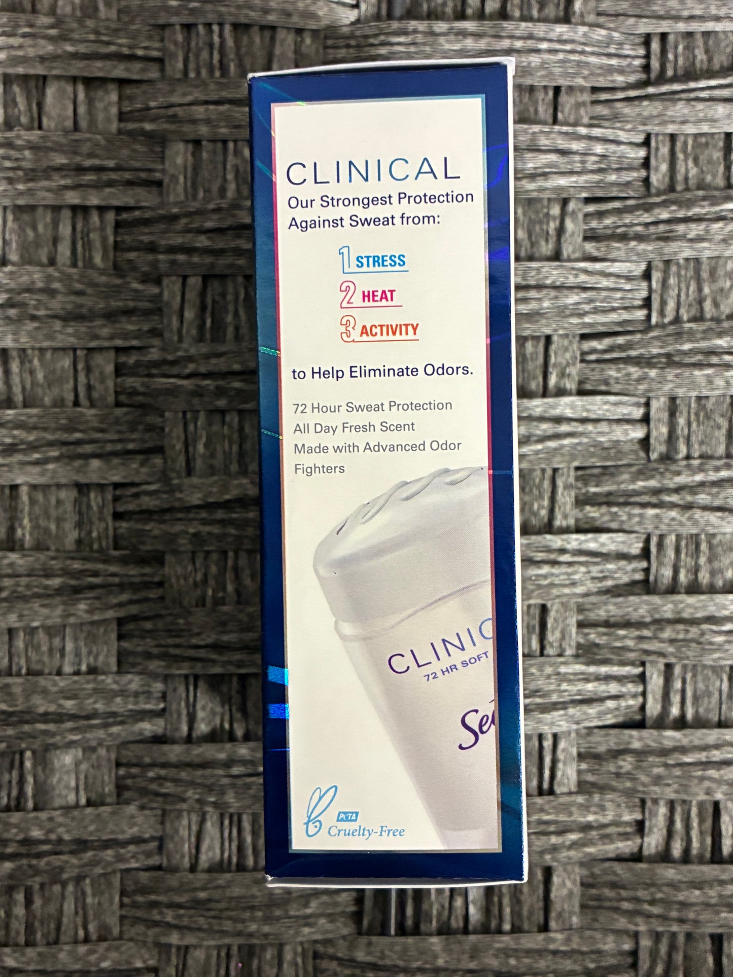 SECRET CLINICAL STRENGTH ANTIPERSPIRANT STRESS RELIEF SOLID 1.6OZ