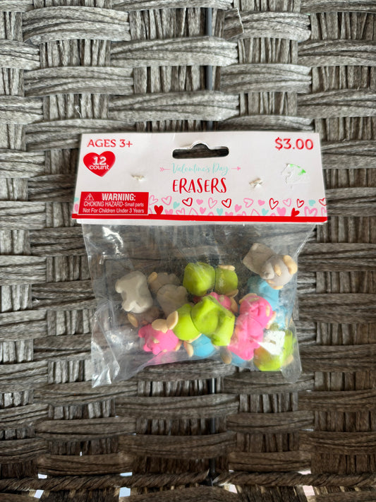12CT ERASERS