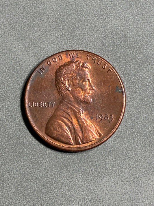 1983 PENNY NO MINT MARK CIRCULATED (P1.C2)