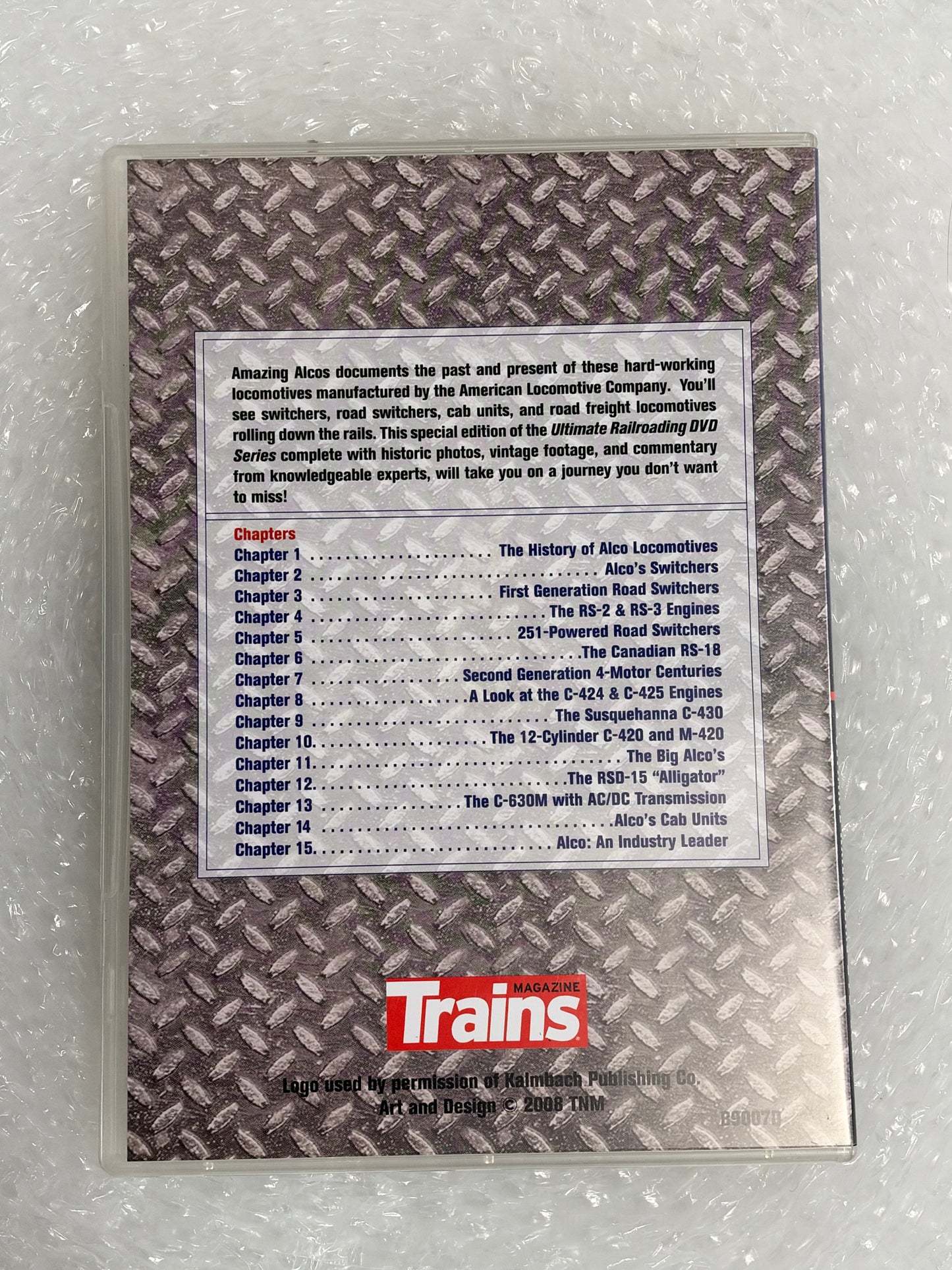 TRAINS MAGAZINE ULTIMATE RAILROADING DVD SERIES - AMAZING ALCOS