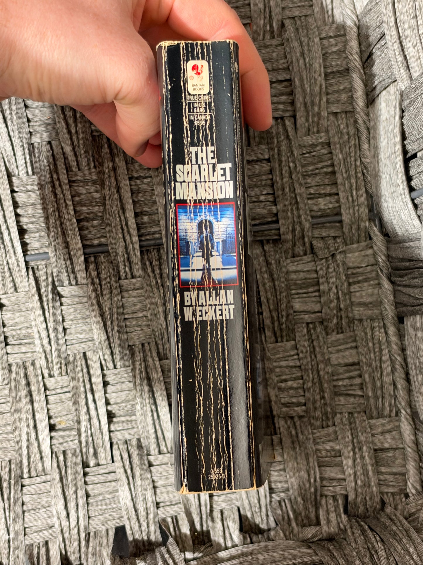 THE SCARLET MANSION - ALLAN W. ECKERT (PAPERBACK, 2ND PRINT, 1986) SERIAL KILLER
