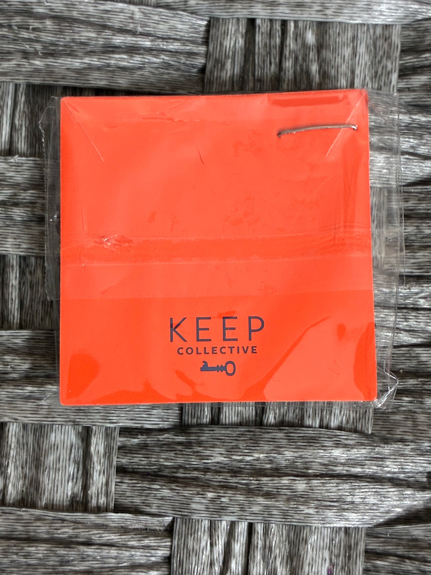 KEEP COLLECTIVE CHARM HIBISCUS FLOWER SIVER TONE