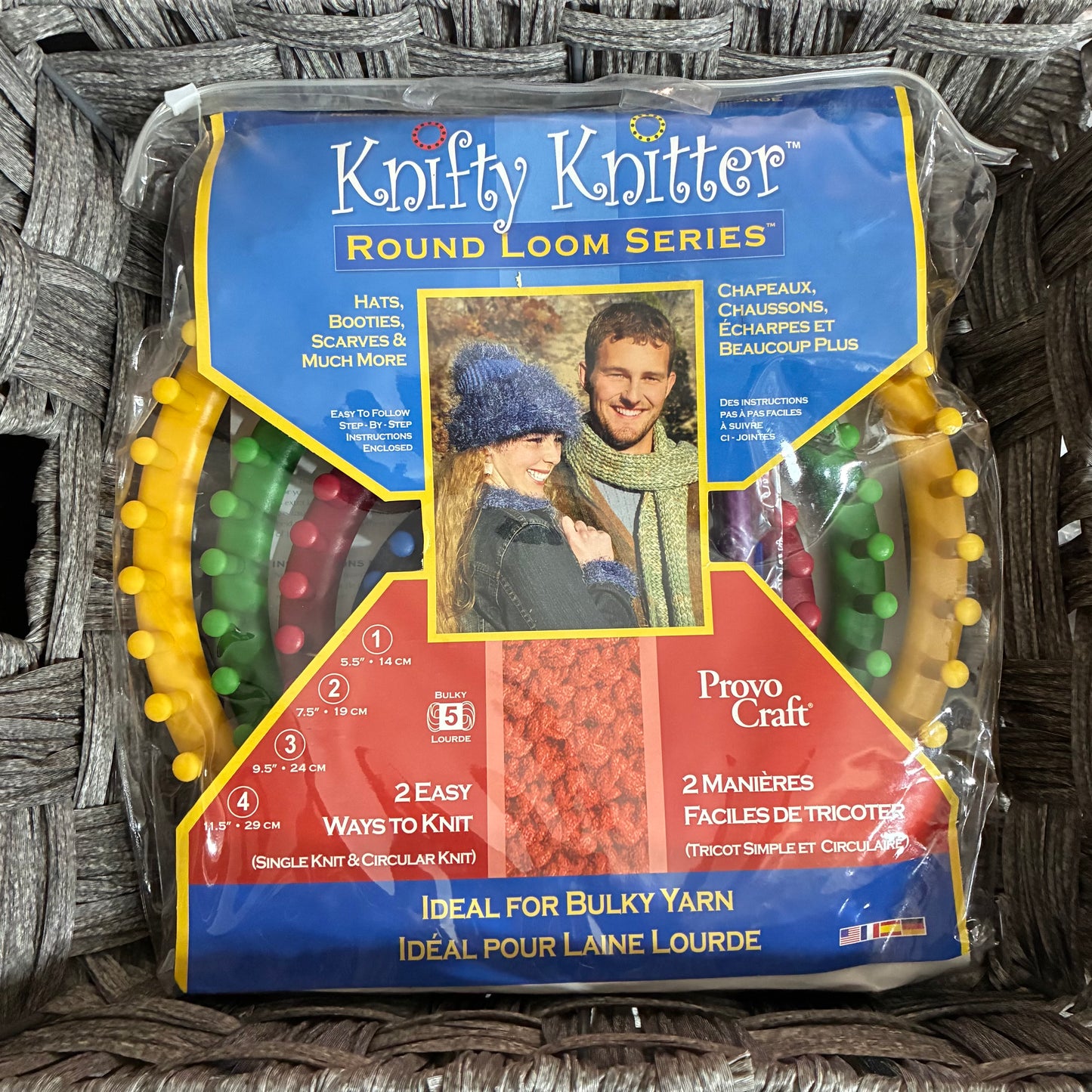 PROVO CRAFT KNITTY KNITTER ROUND LOOM SERIES SET
