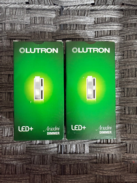 2 PACK LUTRON AYCL-153P-WH WHITE DIMMER