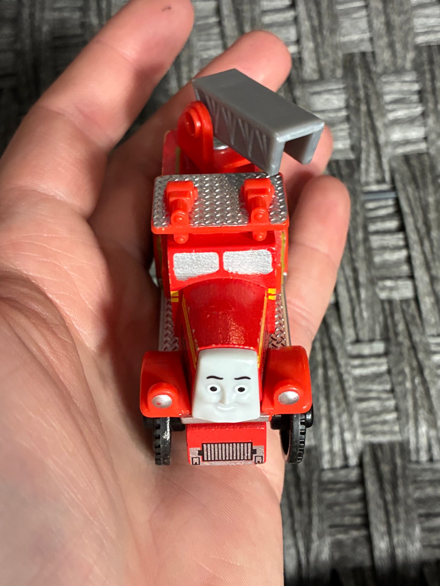 THOMAS & FRIENDS WOODEN TRAIN CAR FIREFIGHTER "FLYNN"