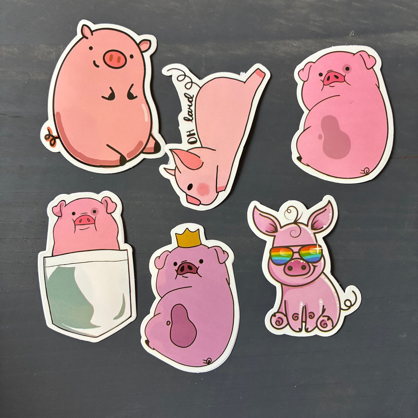 PIG THEMED STICKER PACKS