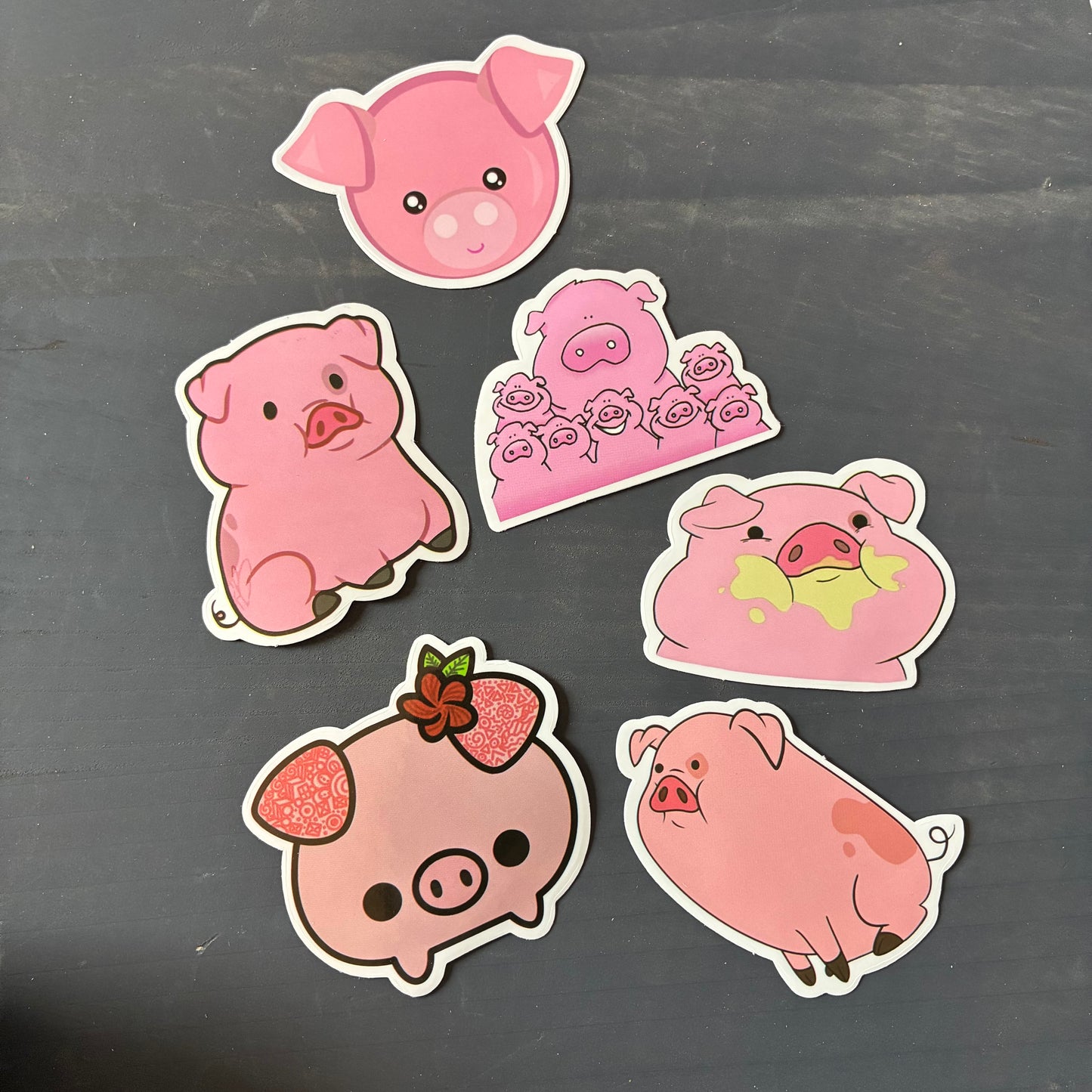 PIG THEMED STICKER PACKS