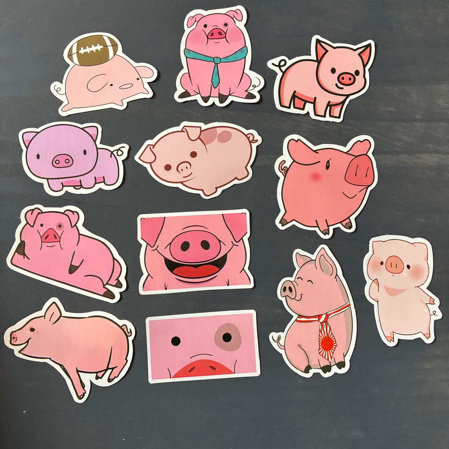 PIG THEMED STICKER PACKS