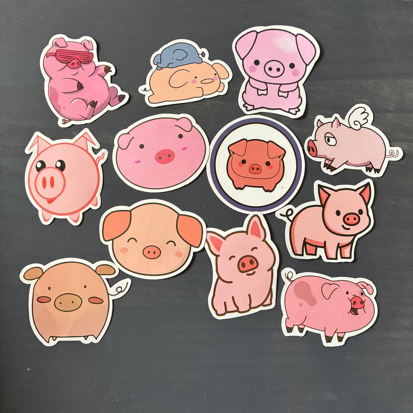 PIG THEMED STICKER PACKS