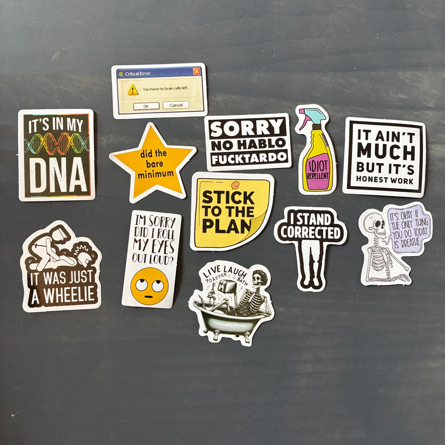 ADULT THEMED FUNNY STICKER PACKS