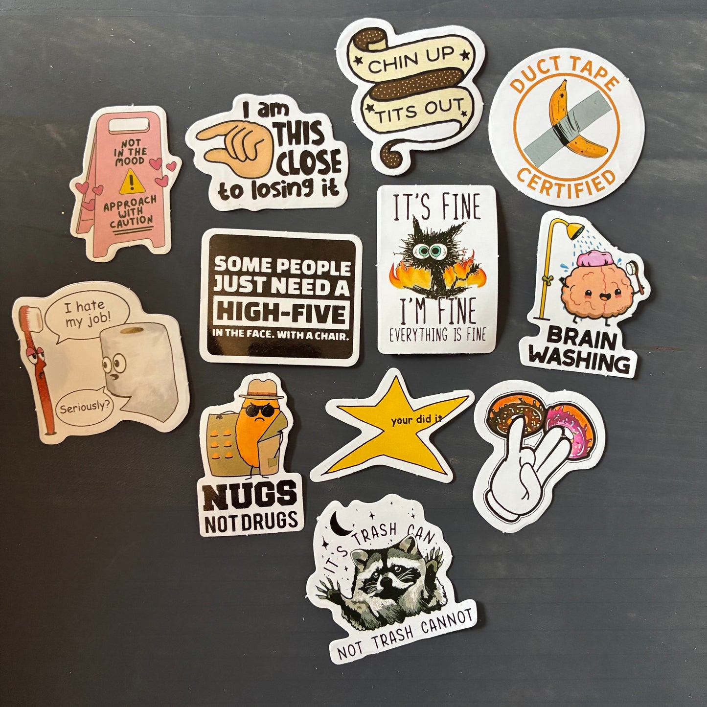 ADULT THEMED FUNNY STICKER PACKS