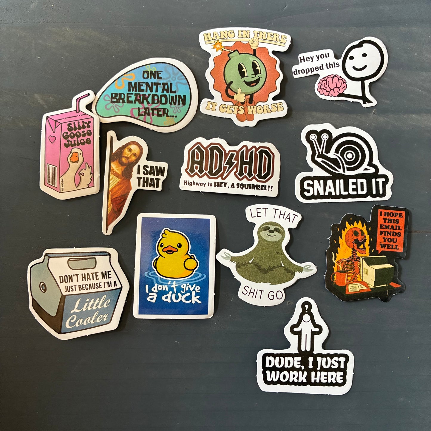 ADULT THEMED FUNNY STICKER PACKS