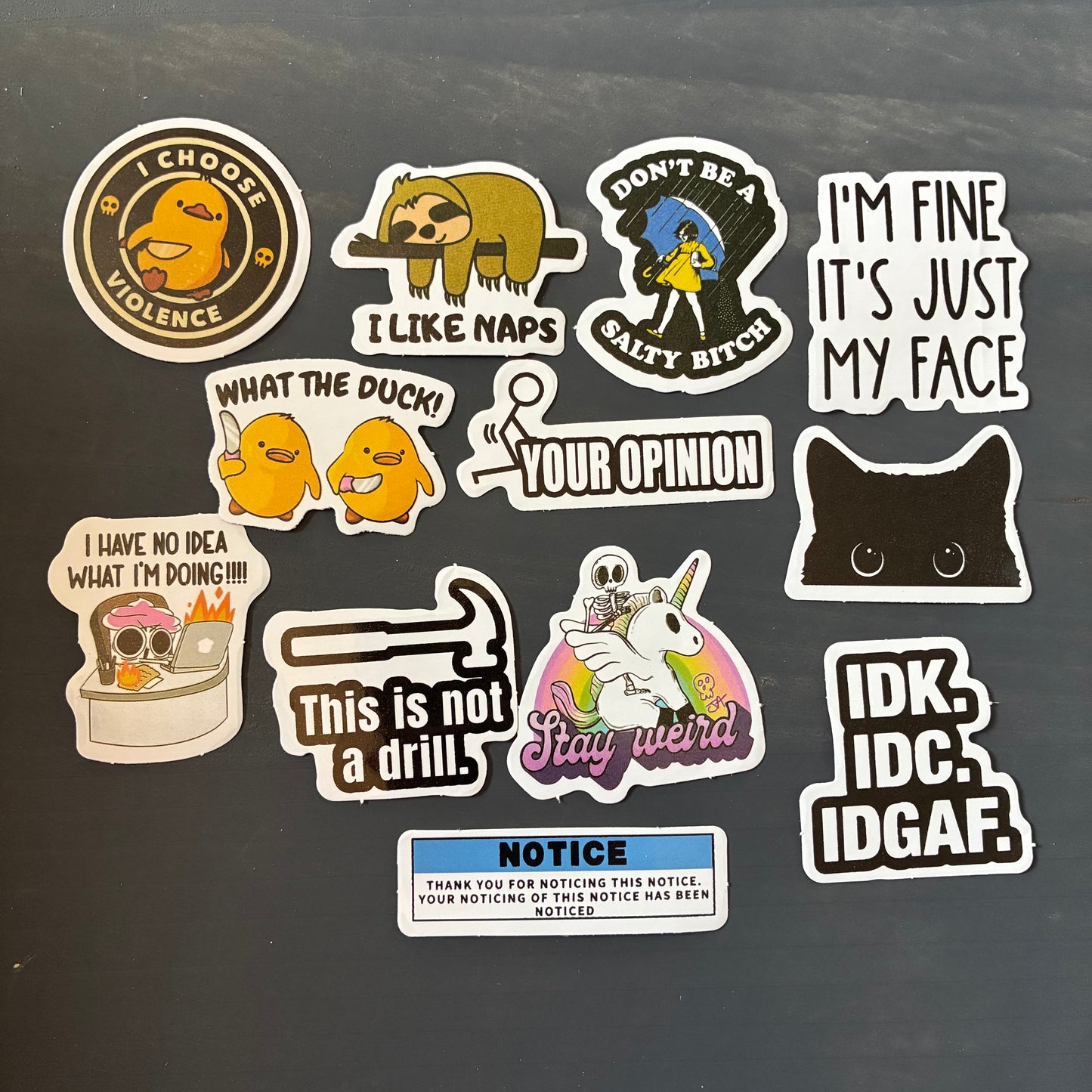 ADULT THEMED FUNNY STICKER PACKS